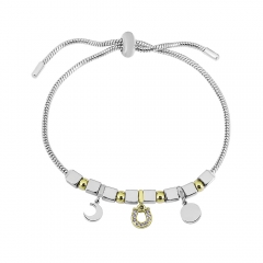 Stainless steel jewelry Pandor a charms bracelet for women