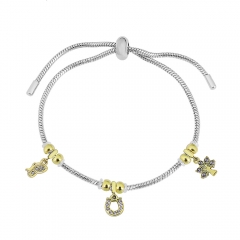 Stainless steel jewelry Pandor a charms bracelet for women