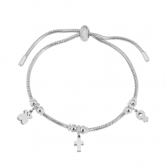 Stainless steel jewelry Pandor a charms bracelet for women