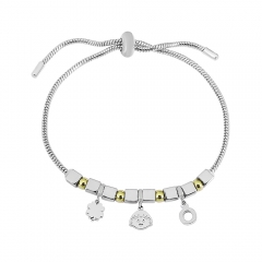 Stainless steel jewelry Pandor a charms bracelet for women