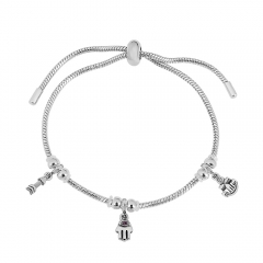 Stainless steel jewelry Pandor a charms bracelet for women
