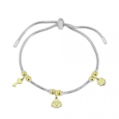 Stainless steel jewelry Pandor a charms bracelet for women