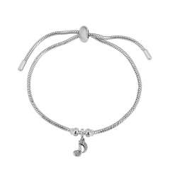 Stainless steel jewelry Pandor a charms bracelet for women