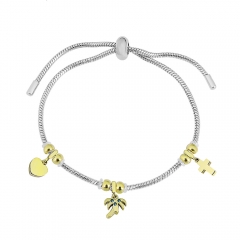 Stainless steel jewelry Pandor a charms bracelet for women