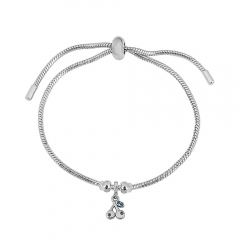 Stainless steel jewelry Pandor a charms bracelet for women