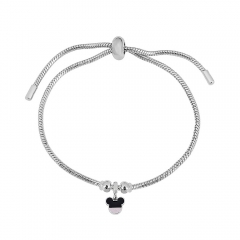 Stainless steel jewelry Pandor a charms bracelet for women