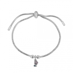 Stainless steel jewelry Pandor a charms bracelet for women