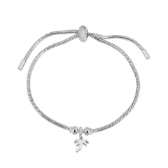 Stainless steel jewelry Pandor a charms bracelet for women
