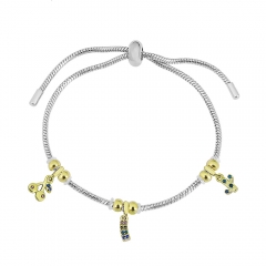 Stainless steel jewelry Pandor a charms bracelet for women