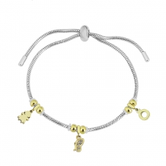 Stainless steel jewelry Pandor a charms bracelet for women