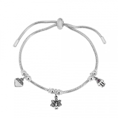 Stainless steel jewelry Pandor a charms bracelet for women