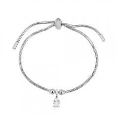 Stainless steel jewelry Pandor a charms bracelet for women