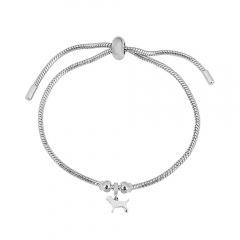 Stainless steel jewelry Pandor a charms bracelet for women