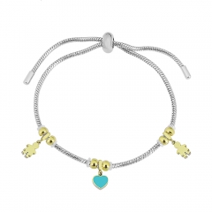 Stainless steel jewelry Pandor a charms bracelet for women