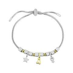 Stainless steel jewelry Pandor a charms bracelet for women
