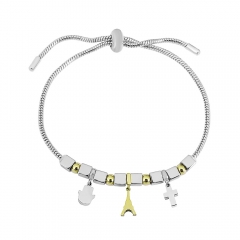 Stainless steel jewelry Pandor a charms bracelet for women