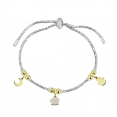 Stainless steel jewelry Pandor a charms bracelet for women