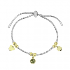 Stainless steel jewelry Pandor a charms bracelet for women