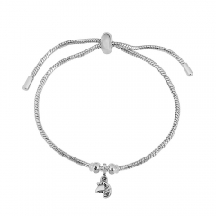 Stainless steel jewelry Pandor a charms bracelet for women