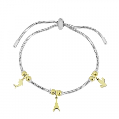 Stainless steel jewelry Pandor a charms bracelet for women