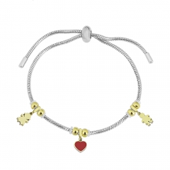 Stainless steel jewelry Pandor a charms bracelet for women
