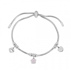 Stainless steel jewelry Pandor a charms bracelet for women