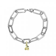 Stainless steel jewelry Pandor a charms bracelet for women