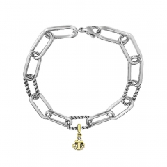 Stainless steel jewelry Pandor a charms bracelet for women
