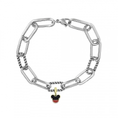Stainless steel jewelry Pandor a charms bracelet for women