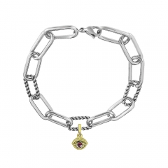 Stainless steel jewelry Pandor a charms bracelet for women