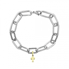 Stainless steel jewelry Pandor a charms bracelet for women