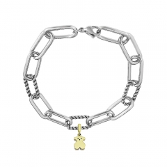 Stainless steel jewelry Pandor a charms bracelet for women