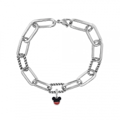 Stainless steel jewelry Pandor a charms bracelet for women