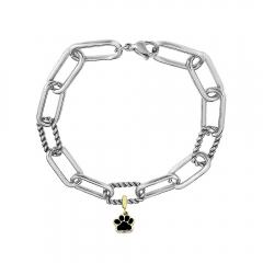 Stainless steel jewelry Pandor a charms bracelet for women