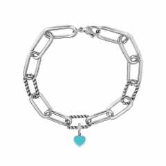 Stainless steel jewelry Pandor a charms bracelet for women