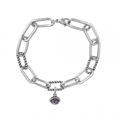 Stainless steel jewelry Pandor a charms bracelet for women