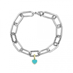 Stainless steel jewelry Pandor a charms bracelet for women