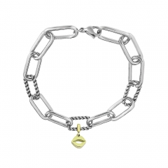 Stainless steel jewelry Pandor a charms bracelet for women