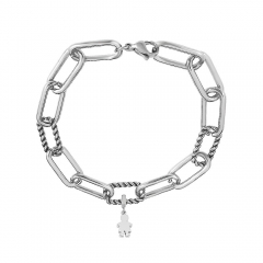 Stainless steel jewelry Pandor a charms bracelet for women