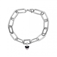 Stainless steel jewelry Pandor a charms bracelet for women