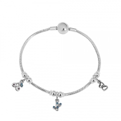 Stainless steel jewelry Pandor a charms bracelet for women