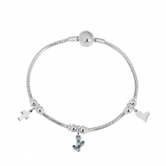 Stainless steel jewelry Pandor a charms bracelet for women
