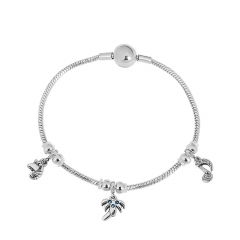 Stainless steel jewelry Pandor a charms bracelet for women