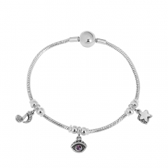 Stainless steel jewelry Pandor a charms bracelet for women