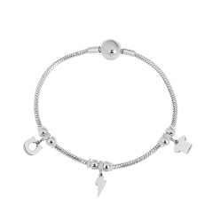 Stainless steel jewelry Pandor a charms bracelet for women