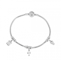 Stainless steel jewelry Pandor a charms bracelet for women