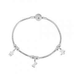 Stainless steel jewelry Pandor a charms bracelet for women