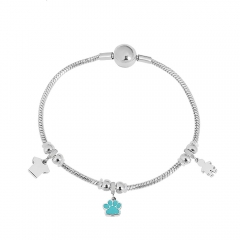 Stainless steel jewelry Pandor a charms bracelet for women
