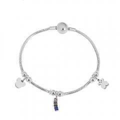 Stainless steel jewelry Pandor a charms bracelet for women