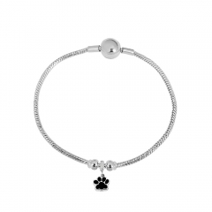Stainless steel jewelry charms bracelet for women